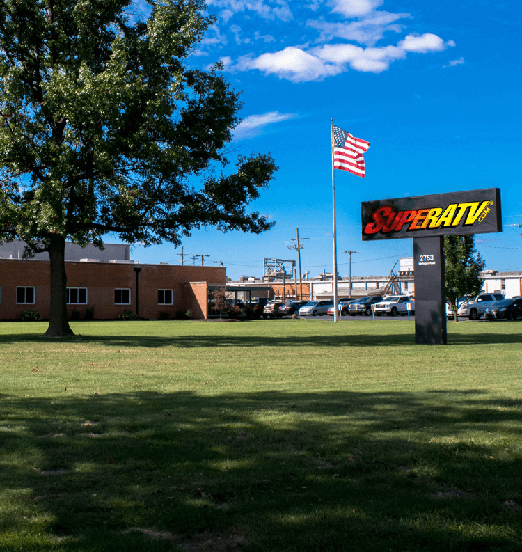 Image of the exterior of the SuperATV building located in Madison, Indiana